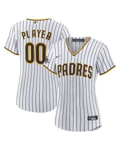 Women's San Diego Padres White 2025 MLB All-Star Game Home Custom Replica Jersey