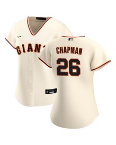 Women's San Francisco Giants #26 Matt Chapman Cream Home Limited Player Jersey (Cream)