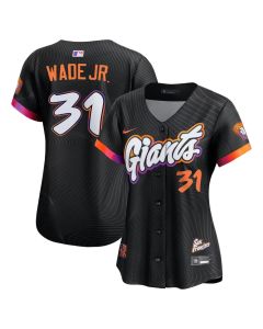Women's San Francisco Giants #31 LaMonte Wade Jr. Anthracite 2025 City Connect Limited Jersey (City Connect)