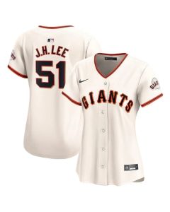 Women's San Francisco Giants #51 Jung Hoo Lee Cream Home Limited Player Jersey