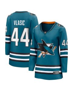 Women's San Jose Sharks #44 Marc-Edouard Vlasic Teal Home Player Jersey
