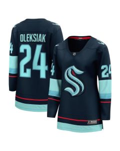 Women's Seattle Kraken #24 Jamie Oleksiak Deep Sea Blue Home Player Jersey