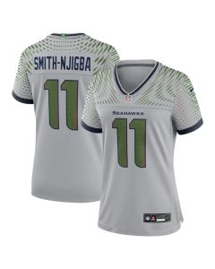 Women's Seattle Seahawks #11 Jaxon Smith-Njigba Gray Rivalries Collection Game Jersey