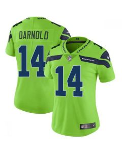 Women's Seattle Seahawks #14 Sam Darnold Green 2024 F.U.S.E Vapor Limited Stitched Football Jersey