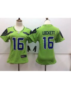 Women's Seattle Seahawks #16 Tyler Lockett Green Untouchable Limited Stitched NFL Jersey