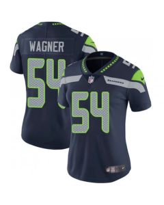 Women's Seattle Seahawks #54 Bobby Wagner Navy Vapor Untouchable Limited Stitched NFL Jersey(Run Small)