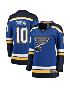 Women's St. Louis Blues #10 Brayden Schenn Blue Player Jersey