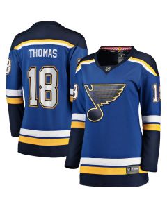 Women's St. Louis Blues #18 Robert Thomas Blue Home Player Jersey
