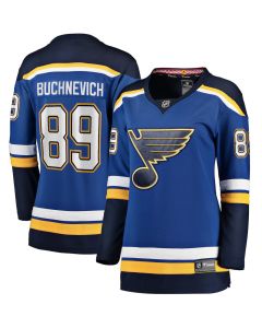 Women's St. Louis Blues #89 Pavel Buchnevich Blue Home Player Jersey