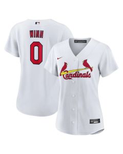 Women's St. Louis Cardinals #0 Masyn Winn White Home Replica Jersey