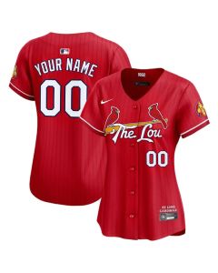 Women's St. Louis Cardinals Red City Connect Limited Custom Jersey (Red)