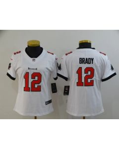 Women's Tampa Bay Buccaneers #12 Tom Brady White Vapor Untouchable Limited Stitched NFL Jersey(Run Small)