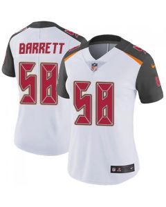 Women's Tampa Bay Buccaneers #58 Shaq Barrett White Vapor Untouchable Limited Stitched NFL Jersey(Run Small)