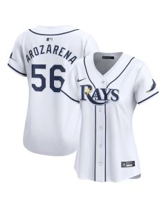 Women's Tampa Bay Rays #56 Randy Arozarena White Home Limited Player Jersey (White)