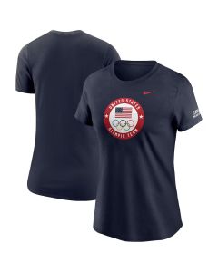 Women's Team USA Navy Milano Cortina 2026 Winter Olympics T-Shirt