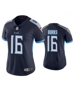 Women's Tennessee Titans #16 Treylon Burks Navy Vapor Untouchable Limited Stitched Football Jersey(Run Small)