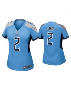 Women's Tennessee Titans #2 Julio Jones Blue Vapor Untouchable Limited Stitched Football Jersey(Run Small)