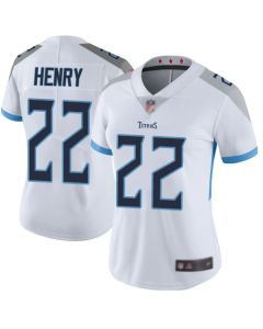 Women's Tennessee Titans #22 Derrick Henry White Vapor Untouchable Limited Stitched NFL Jersey(Run Small)