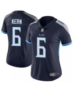 Women's Tennessee Titans #6 Brett Kern Navy Vapor Untouchable Limited Stitched NFL Jersey(Run Small)