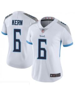 Women's Tennessee Titans #6 Brett Kern White Vapor Untouchable Limited Stitched NFL Jersey(Run Small)