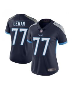 Women's Tennessee Titans #77 Taylor Lewan Navy Vapor Untouchable Limited Stitched Football Jersey(Run Small)