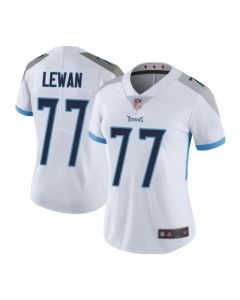 Women's Tennessee Titans #77 Taylor Lewan White Vapor Untouchable Limited Stitched Football Jersey(Run Small)