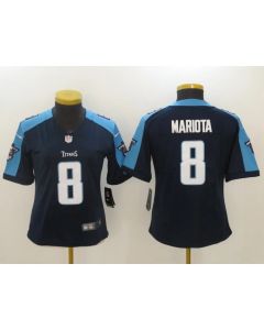 Women's Tennessee Titans #8 Marcus Mariota Navy New 2018 Vapor Untouchable Limited Stitched NFL Jersey