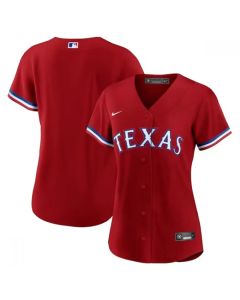 Women's Texas Rangers Blank Red Stitched Baseball Jersey(Run Small)