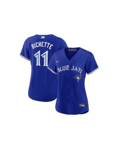 Women's Toronto Blue Jays #11 Bo Bichette Powder Blue Alternate Replica Player Name Jersey (Alternate)