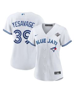 Women's Toronto Blue Jays #39 Trey Yesavage 2025 World Series White Alternate Limited Jersey