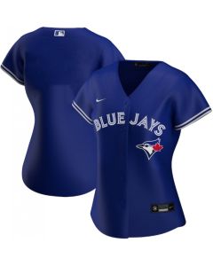 Women's Toronto Blue Jays Blank Blue Stitched Baseball Jersey(Run Small)