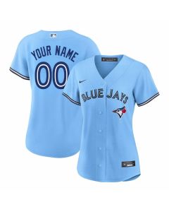 Women's Toronto Blue Jays Blue Stitched Baseball Custom Jersey