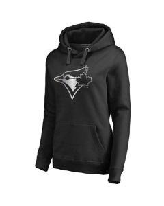 Women's Toronto Blue Jays Platinum Collection Pullover Hoodie Black