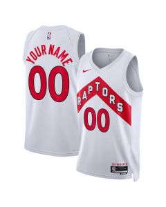 Women's Toronto Raptors Nike White Swingman Association Edition Custom Jersey