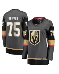 Women's Vegas Golden Knights #75 Ryan Reaves Gray Stitched Jersey