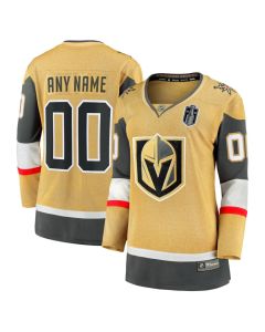 Women's Vegas Golden Knights Gold 2026 Stanley Cup Final Custom Jersey