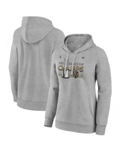 Women's Vegas Golden Knights Heather Gray 2023 Stanley Cup Champions Locker Room Pullover Hoodie