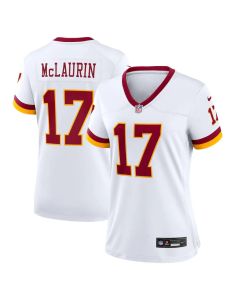 Women's Washington Commanders #17 Terry McLaurin Nike White Game Super Bowl Era Jersey (White)