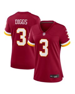 Women's Washington Commanders #3 Stefon Diggs Nike Burgundy Game Jersey (Burgundy)