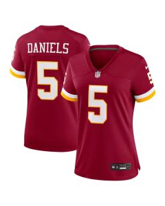 Women's Washington Commanders #5 Jayden Daniels Nike Burgundy Game Jersey (Burgundy)