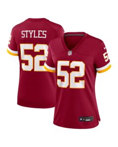 Women's Washington Commanders #52 Sonny Styles Burgundy Game Jersey