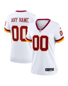 Women's Washington Commanders Nike White Super Bowl Era Custom Game Jersey (White)