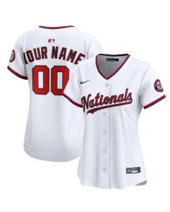Women's Washington Nationals Nike White Replica Custom Jersey