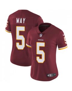 Women's Washington Redskins #5 Tress Way Red Vapor Untouchable Limited Stitched NFL Jersey(Run Small)
