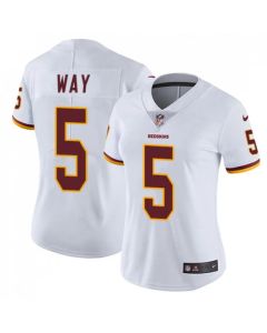 Women's Washington Redskins #5 Tress Way White Vapor Untouchable Limited Stitched NFL Jersey(Run Small)