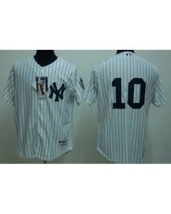 Yankees #10 Phil Rizzuto Stitched White MLB Jersey