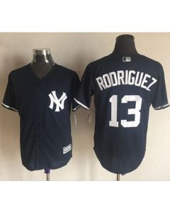 Yankees #13 Alex Rodriguez Navy Blue New Cool Base Stitched MLB Jersey