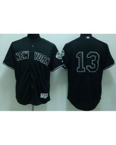 Yankees #13 Alex Rodriguez Stitched Black Youth MLB Jersey