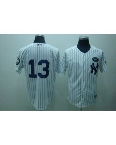 Yankees #13 Alex Rodriguez White GMS The Boss Stitched MLB Jersey