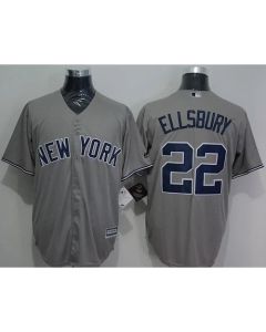 Yankees #22 Jacoby Ellsbury Grey New Cool Base Stitched MLB Jersey